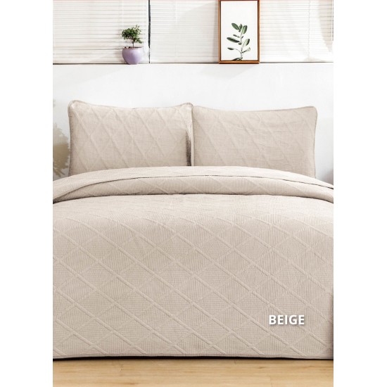 Κουβρ/λι Diamond 240 Χ 260 Beige Κουβρ/λι Diamond 240 Χ 260 Beige