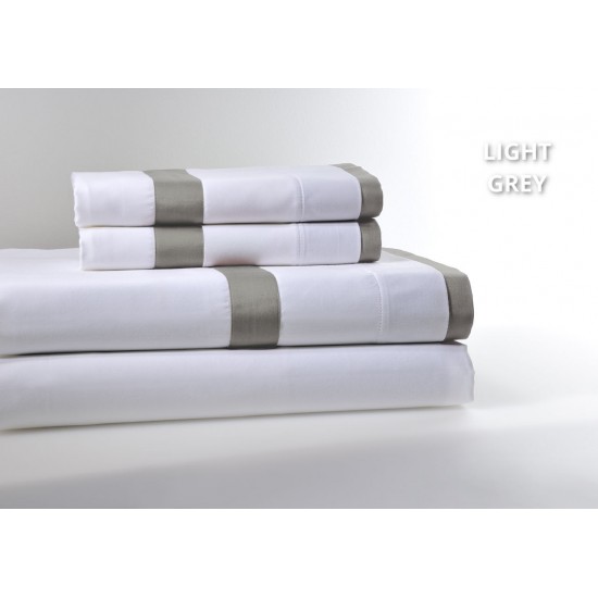 Παπλωματοθήκη King Με Ρεβερ Light Grey 250 Κλωστές Παπλωματοθήκη King Με Ρεβερ Light Grey 250 Κλωστές