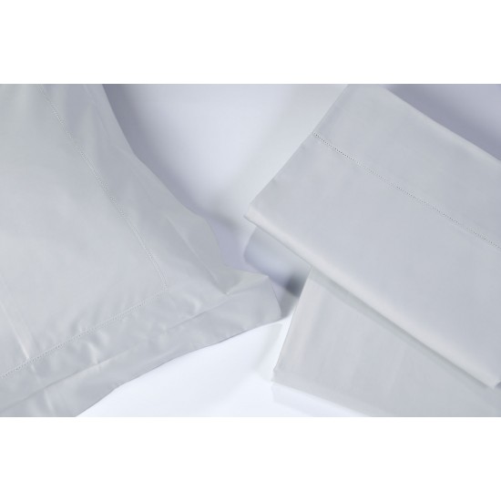 Σετ Σεντόνια King Αζουρ Light Grey Oxford Μαξ/κες