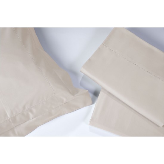 Σετ Σεντόνια King Αζουρ Beige Oxford Μαξ/κες