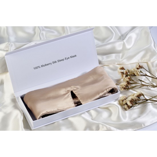 Deep Sleep Μεταξωτή Μάσκα Υπνου Champagne (1τμχ)