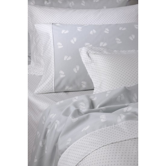 Σετ Σεντόνια Μονά 689 Feet Grey