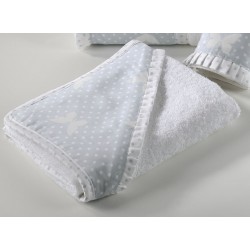 Βρεφική Κάπα Με Πιετάκι 686 Butterdot Grey