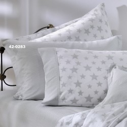 Ζεύγος Μαξιλαροθήκες Oxford 768 Starry Grey Ταίρι