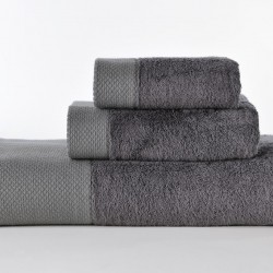 Σετ Πετσέτες New Rosa Dark Grey (3τμχ)