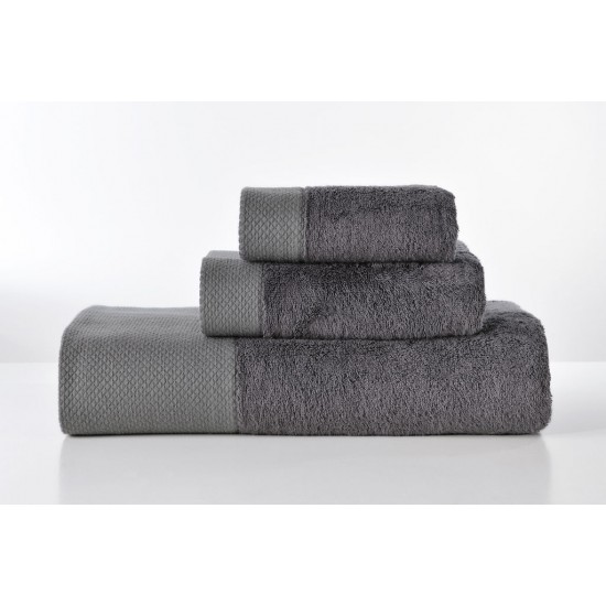 Σετ Πετσέτες New Rosa Dark Grey (3τμχ) Σετ Πετσέτες New Rosa Dark Grey (3τμχ)