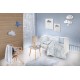 Σετ Κούνιας Bebe 3τμχ Guy Laroche - Cloudy L.Blue