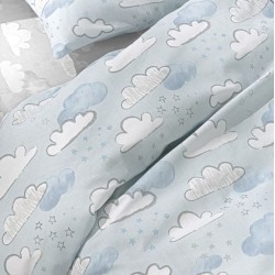 Σετ Κούνιας Bebe 3τμχ Guy Laroche - Cloudy L.Blue