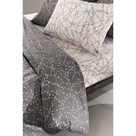 Σετ Σεντόνια Υπέρδιπλα 240X265 - Emilia Charcoal