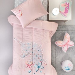 Παπλωματοθήκη Μονή 165Χ225 - Liliana Suede Kids