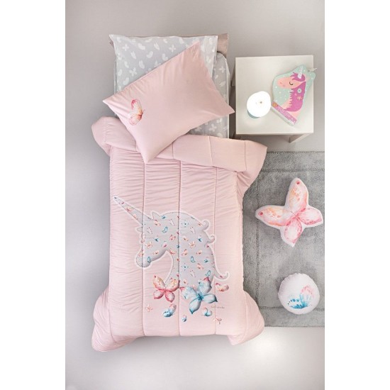 Παπλωματοθήκη Μονή 165Χ225 - Liliana Suede Kids