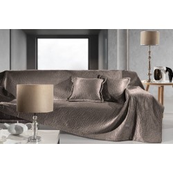 Σετ Ριχτάρι Διθέσιο 170X250 + Μαξιλαροθήκη - Avon Choco