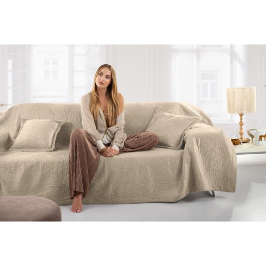 Σετ Ριχτάρι Τετραθέσιο 170X350 + Μαξιλαροθήκη - Avon Camel 