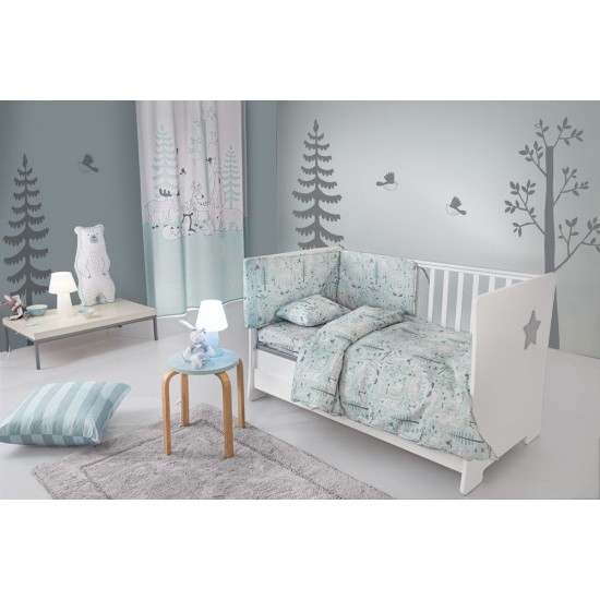 Σετ Κούνιας 3τμχ (Πθ-Μξ-Παντα) - Bebe Forest Mist  Σετ Κούνιας 3τμχ (Πθ-Μξ-Παντα) - Bebe Forest Mist