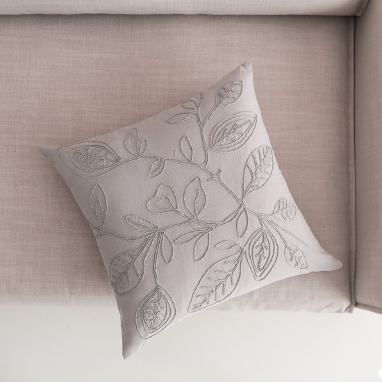 Μαξιλαροθήκη 43x43cm GOFIS HOME Pale Water Grey 381/ 34