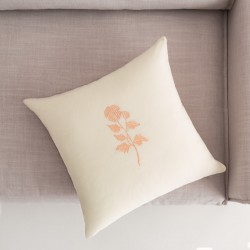 Μαξιλαροθήκη 43x43cm GOFIS HOME Yolanthe Vanilla 484/ 05