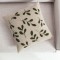 Μαξιλαροθήκη 43x43cm GOFIS HOME Herbal Μπεζ/Pine Green 705/ 06