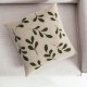 Μαξιλαροθήκη 43x43cm GOFIS HOME Herbal Μπεζ/Pine Green 705/ 06