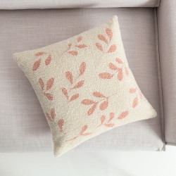 Μαξιλαροθήκη 43x43cm GOFIS HOME Herbal Εκρού/Σομόν 705/ 31
