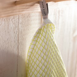 Σετ 2 τεμ. ποτηρόπανο 40x60cm Adelain Λαχανί/Ροζ  590