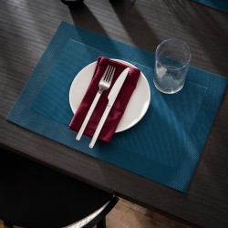 Σετ 4τεμ Σουπλά με 4τεμ πετσέτες 30x45cm GOFIS HOME Waverly Jean Blue 132/ 09