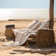 Πετσέτα θαλάσσης 90x170cm GOFIS HOME   Sand / Vanilla 519/ 06