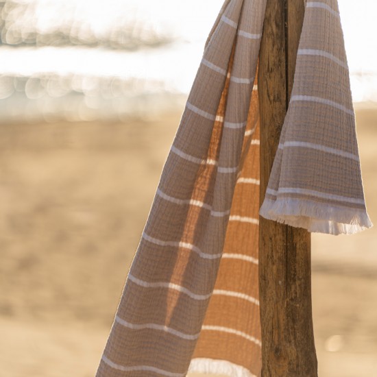 Πετσέτα θαλάσσης 80x160cm GOFIS HOME   Sand 570/ 21