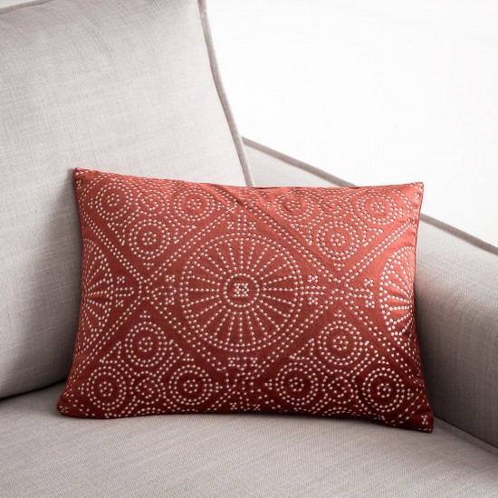 Μαξιλαροθήκη 30x45cm GOFIS HOME Cressida Paprika 139