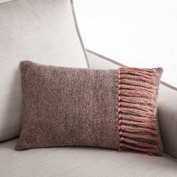 Μαξιλαροθήκη 30x45cm GOFIS HOME Blanche Ash Grey 290