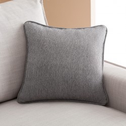 Μαξιλαροθήκη 43x43cm GOFIS HOME Zuri Grey Rock 508/ 15