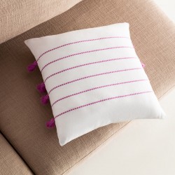 Μαξιλαροθήκη 43x43cm Maira Φουξ 540