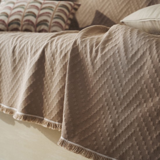 Ριχτάρι Πολυθρόνας 180x180cm GOFIS HOME  Ori Hemp Beige 401/21 Ριχτάρι Πολυθρόνας 180x180cm GOFIS HOME  Ori Hemp Beige 401/21