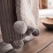 Κουβερτάκι με γούνα 130X170cm GOFIS HOME Softy Σταχτί Γκρι 478/ 15