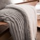 Κουβερτάκι με γούνα 130X170cm GOFIS HOME Softy Σταχτί Γκρι 478/ 15