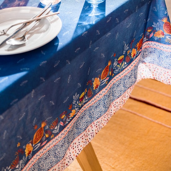 Τραπεζομάντηλο 135x135cm Eris Blue Jean 540 Τραπεζομάντηλο 135x135cm Eris Blue Jean 540