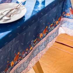 Τραπεζομάντηλο 135x180cm Eris Blue Jean 540 Τραπεζομάντηλο 135x180cm Eris Blue Jean 540