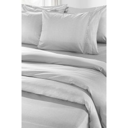 Σεντόνι με Λάστιχο Color Plus Smoke 140x200+32