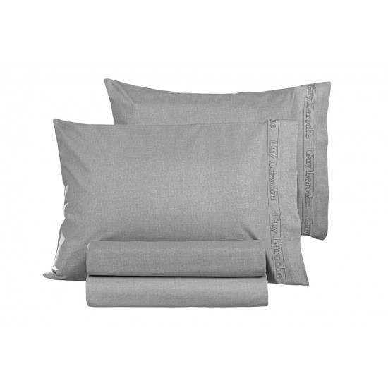 Σεντόνι Μεμονωμένο Μονό 170X270 - Color Plus Silver