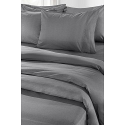 Σεντόνι Μεμονωμένο Διπλό 200X265 - Color Plus Anthracite