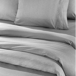 Σεντόνι Μεμονωμένο Υπέρδιπλο με Λάστιχο 160X200+32 - Color Plus Silver