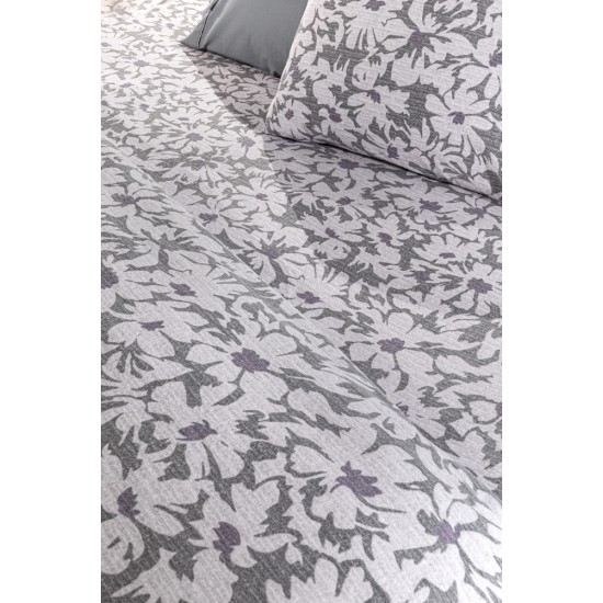 Σετ 3τμχ. Σεντόνια Martin Grey Flannel 170x265 Σετ 3τμχ. Σεντόνια Martin Grey Flannel 170x265