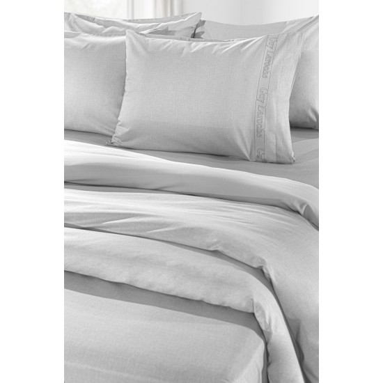 Σεντόνι Color Plus Smoke 170x270