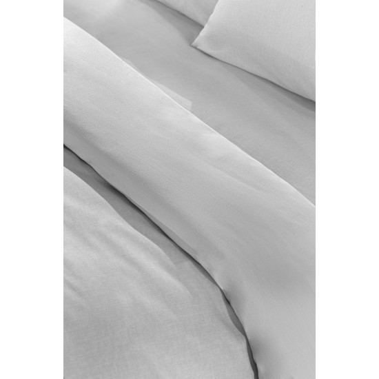 Σεντόνι με Λάστιχο Color Plus Smoke 100x200+32