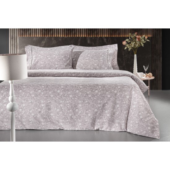 Σετ 3τμχ. Σεντόνια Elodie Melanze Flannel 170x265 Σετ 3τμχ. Σεντόνια Elodie Melanze Flannel 170x265
