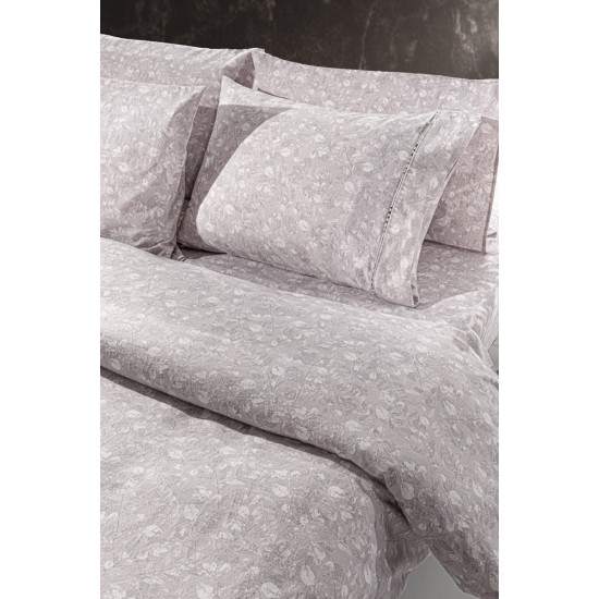 Σετ 3τμχ. Σεντόνια Elodie Melanze Flannel 170x265 Σετ 3τμχ. Σεντόνια Elodie Melanze Flannel 170x265