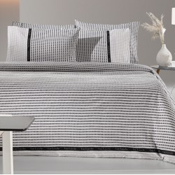 Σετ 3τμχ. Σεντόνια Parma Grey Flannel 170x265 Σετ 3τμχ. Σεντόνια Parma Grey Flannel 170x265