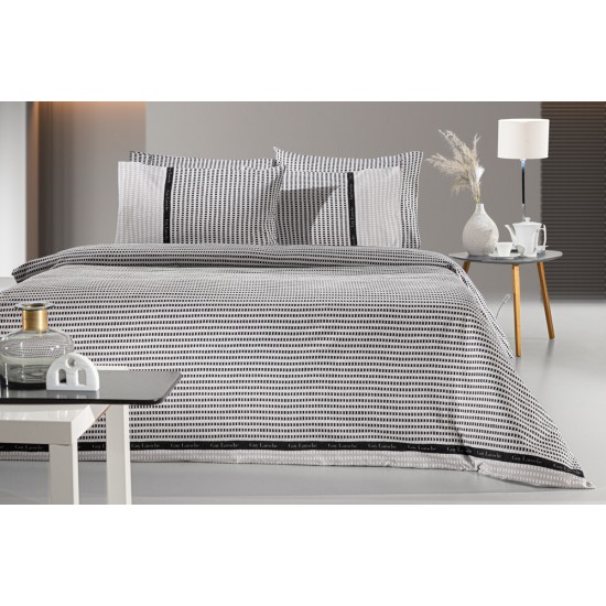 Σετ 3τμχ. Σεντόνια Parma Grey Flannel 170x265 Σετ 3τμχ. Σεντόνια Parma Grey Flannel 170x265