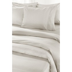 Σεντόνι Ημίδιπλο με Λάστιχο 120X200+32 - Color Plus Ivory