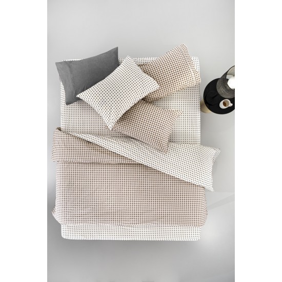 Σετ Σεντόνια Υπέρδιπλα με Λάστιχο 170X200+32 - Buddha Cashmere