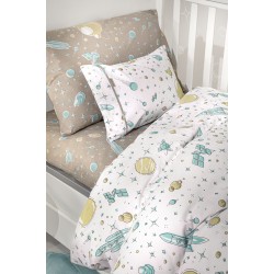Σετ Σεντόνια Bebe Meteor 3Τμχ (2X115X170, 30X40)